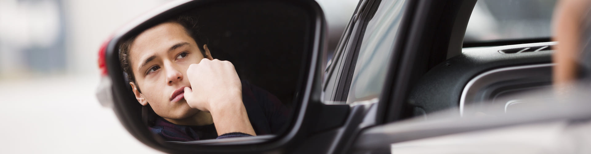 Reflexión frente al retrovisor